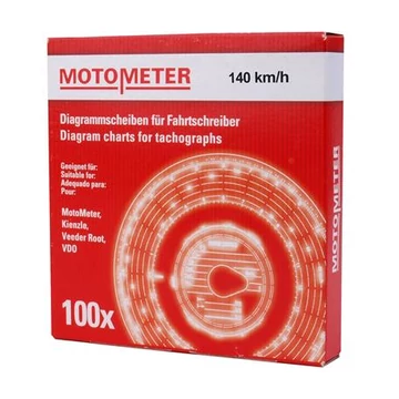 Tachográf korong, 100 db, 140 km/h