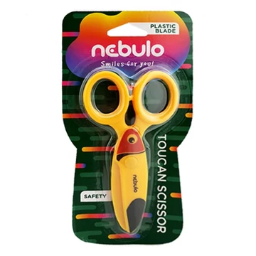 Nebulo tukán formájú óvodai olló, 12 cm