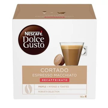Nescafé Dolce Gusto Cortado koffeinmentes kapszulás kávé, 16 darab