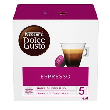 Nescafé Dolce Gusto Espresso kapszulás kávé, 16 darab