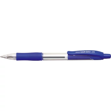 Penac CCH-3 nyomógombos golyóstoll, 0,7 mm, kék