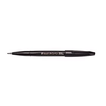 Pentel SES15C-A kalligrafikus ecsetfilc, fekete