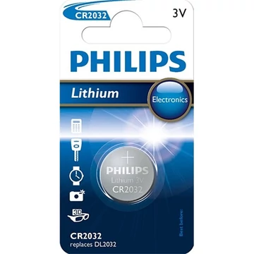 Philips CR2032 gombelem, 1 db