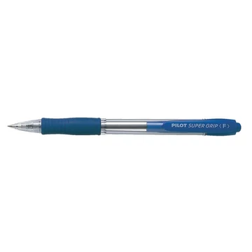 Pilot "Super Grip" golyóstoll, 0,22 mm, nyomógombos, kék