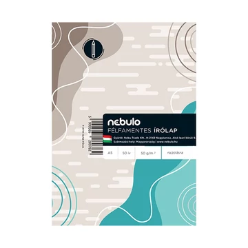 Nebulo írólap, famentes, A5, 50 lap