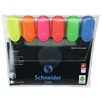 Schneider Job 150 szövegkiemelő készlet, 1-5 mm, 6 féle szín