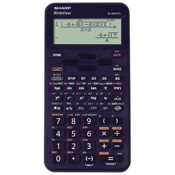 Sharp WriteView EL-W531TL tudományos számológép, lila