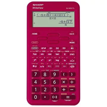 Sharp WriteView EL-W531TL tudományos számológép, piros