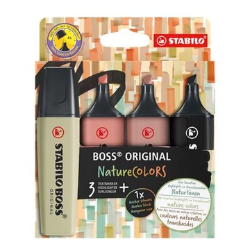 Stabilo Boss Original NatureColors szövegkiemelő készlet, 2-5 mm, 4 féle szín