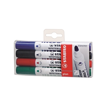 Stabilo fehértábla marker készlet, 2,5-3,5 mm, kúpos