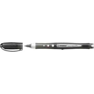 Stabilo Worker+Colorful rollertoll, 0,5 mm, fekete