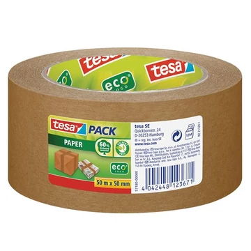 Tesa Pack papír csomagolószalag, 50 mm x 50 m