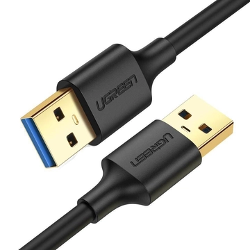 UGREEN USB-A - USB-A kábel, USB 3.0, 1 méter, fekete