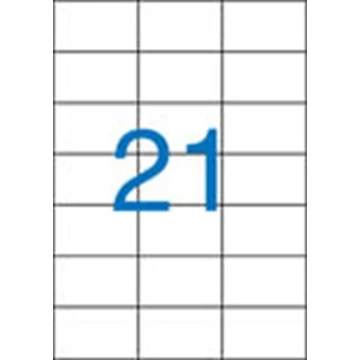 Victoria etikett, 70x42,4 mm, 2100 etikett/csomag