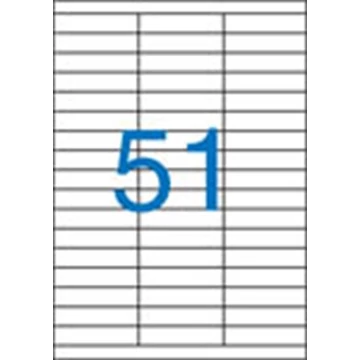 Victoria etikett, 70x16,9 mm, 5100 etikett/csomag
