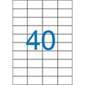 Victoria etikett, 52,5x29,7 mm, 4000 etikett/csomag