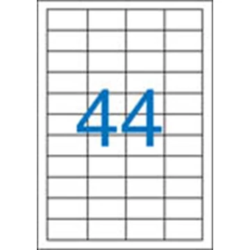 Victoria etikett, 48,5x25,4 mm, 4400 etikett/csomag
