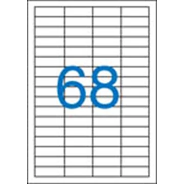 Victoria etikett, 48,5x16,9 mm, 6800 etikett/csomag