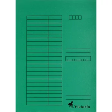 Victoria pólyás dosszié, zöld, 5 db