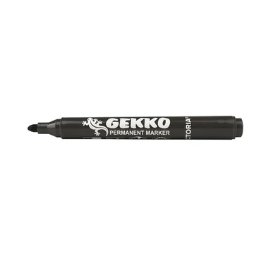 Victora Gekko alkoholos marker, 1-3 mm, kúpos, fekete
