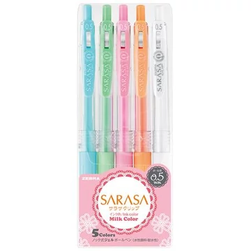 Zebra Sarasa Clip Milk Color zseléstoll készlet