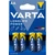 Varta AA ceruzaelem, 4 db (Longlife Power)