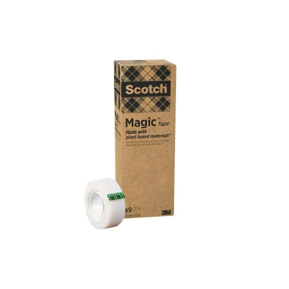 3M Scotch Magic környezetbarát ragasztószalag, 19 mm x 33 m, áttetsző