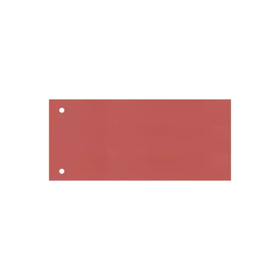 Fornax elválasztólap, 10,5x24 cm, 100 db, piros