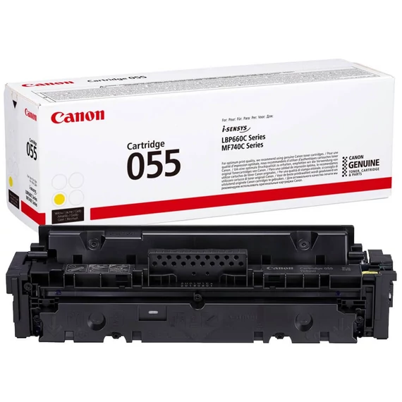 Canon CRG 055 toner, sárga