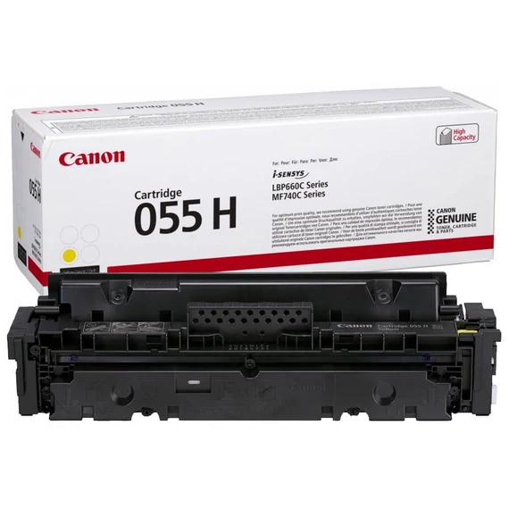 Canon CRG 055 H toner, sárga