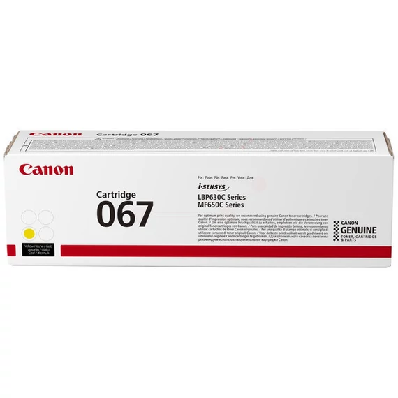 Canon CRG 067 toner, sárga