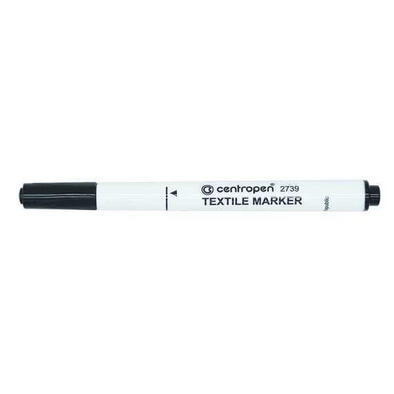 Centropen 2739 textil marker, 1,8 mm, fekete