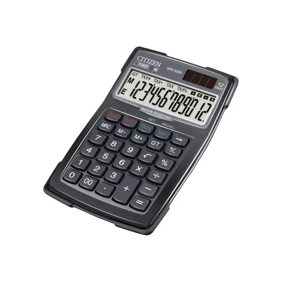 Citizen WR-3000 asztali számológép, vízálló
