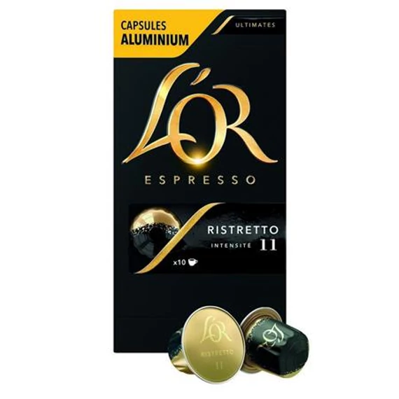 Douwe Egberts L or Ristretto kapszulás kávé, 10 db