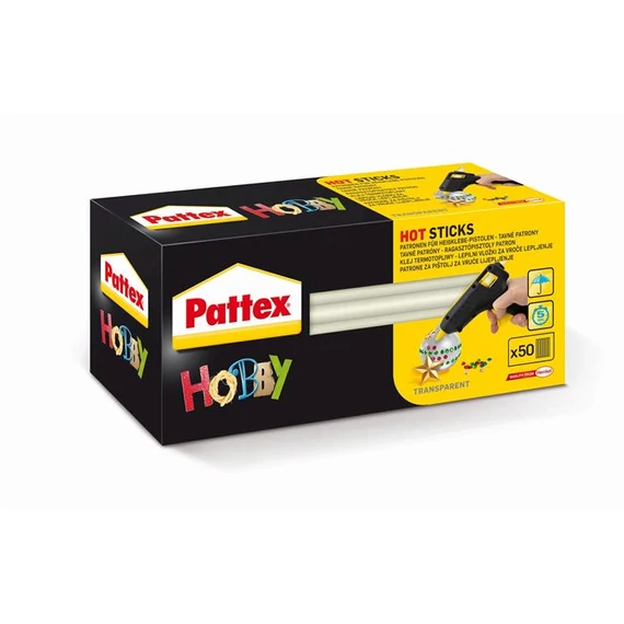 Henkel Pattex Hot Melt ragasztórúd stick, 1 kg, 50 db
