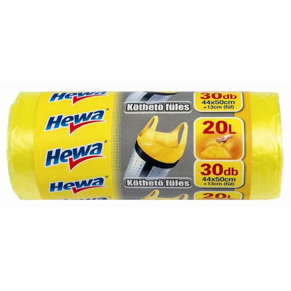 Hewa szemeteszsák, köthető füles, 20 l, 30 db