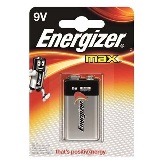 Energizer Max 9V elem, 1 db