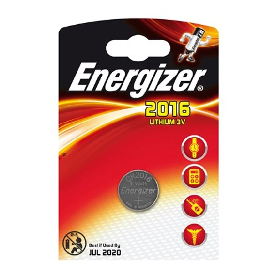 Energizer CR2016 gombelem, 1 db