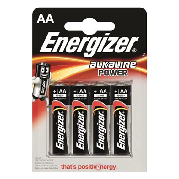 Energizer Alkaline Power ceruzaelem, AA, 4 db