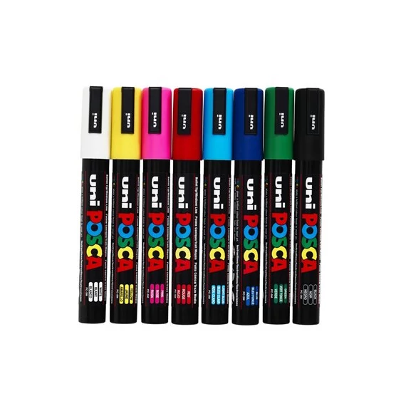 Uni Posca PC-3M dekormarker, 0,9-1,3 mm, barna
