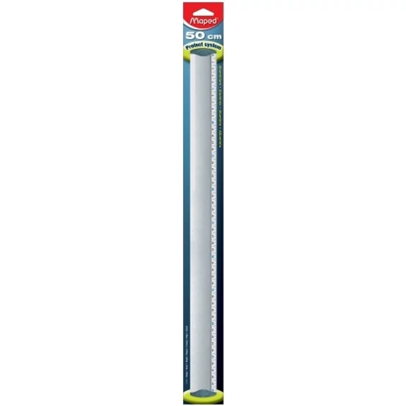 Vonalzó, alumínium, 50 cm, MAPED 