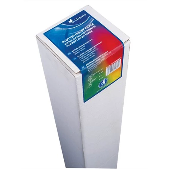 Victoria plotterpapír, tintasugaras, 1068 mm x 50 m x 50 mm, 90 g