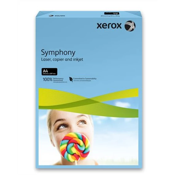 Xerox "Symphony" színes fénymásolópapír, A4, 160g, 250 lap, sötétkék