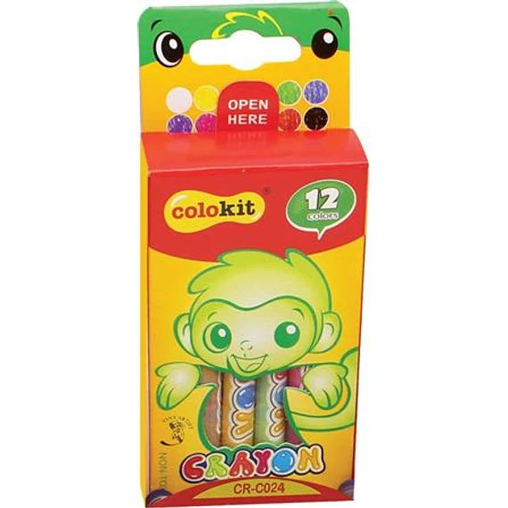 Zsírkréta, Colokit crayon, 12 különböző szín