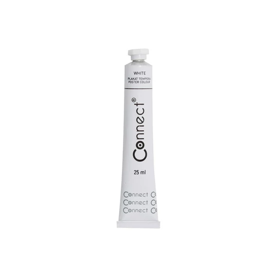 Connect tempera, fehér, 30 ml