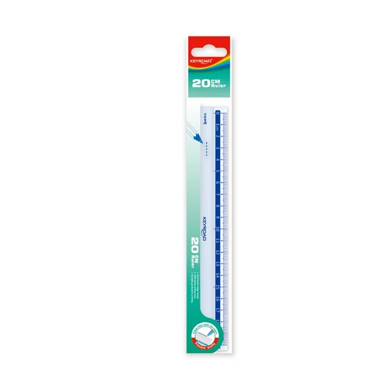 KR971375 Vonalzó 20 cm, klasszikus keyroad