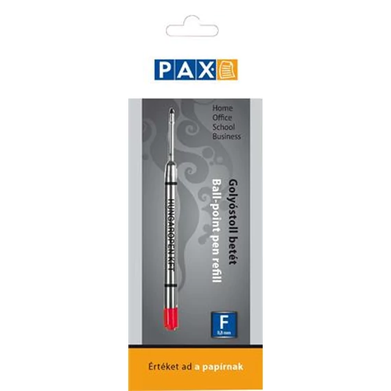Pax golyóstollbetét, 0,8 mm, piros