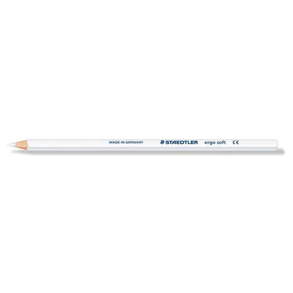 Staedtler színes ceruza, háromszögletű, Ergo soft 157, fehér