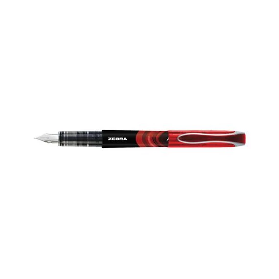 Zebra Fountain Pen töltőtoll, 0,6 mm, piros