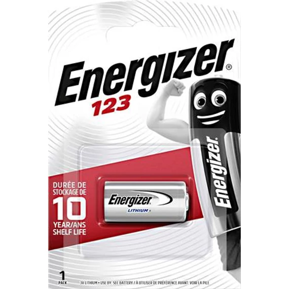 Energizer CR123 elem, 1 db